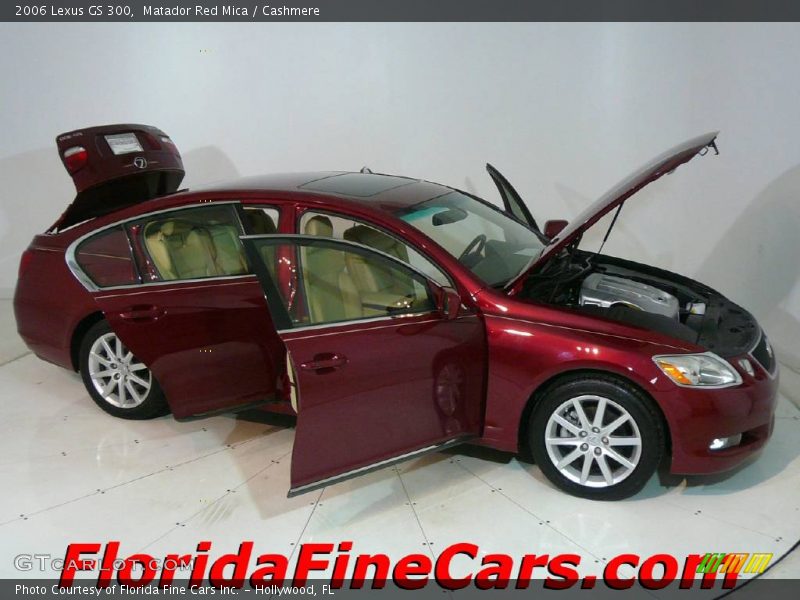 Matador Red Mica / Cashmere 2006 Lexus GS 300