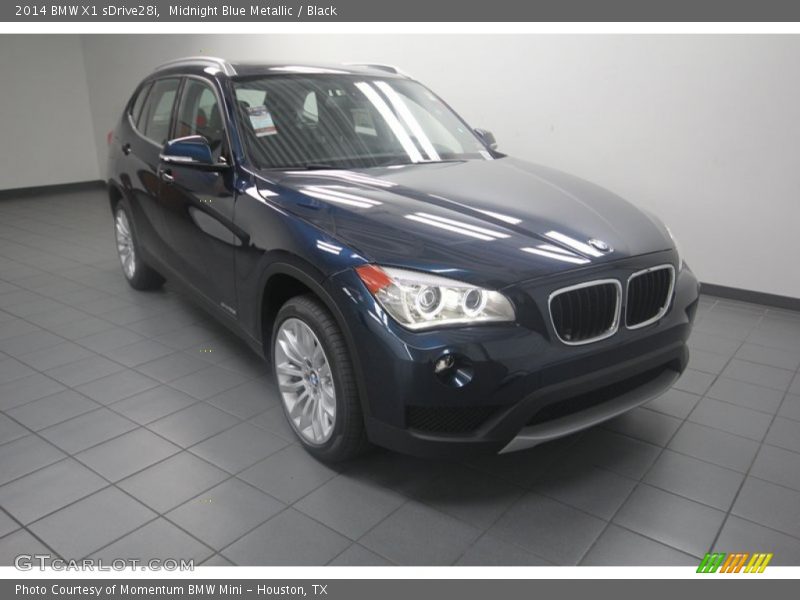 Midnight Blue Metallic / Black 2014 BMW X1 sDrive28i