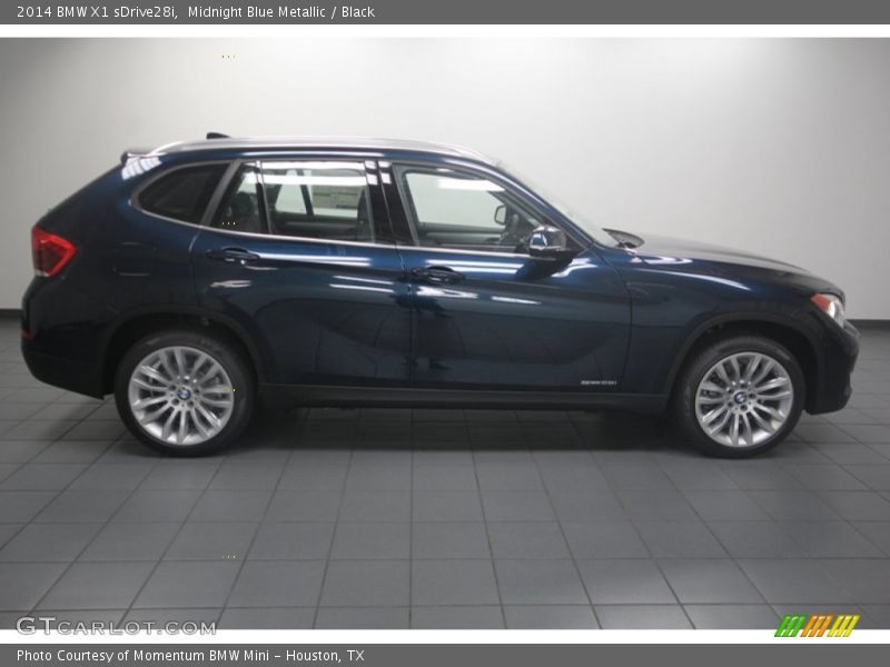 Midnight Blue Metallic / Black 2014 BMW X1 sDrive28i