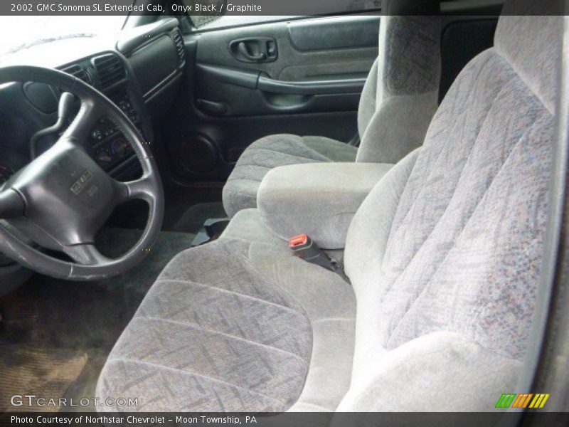  2002 Sonoma SL Extended Cab Graphite Interior