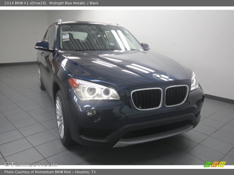 Midnight Blue Metallic / Black 2014 BMW X1 sDrive28i