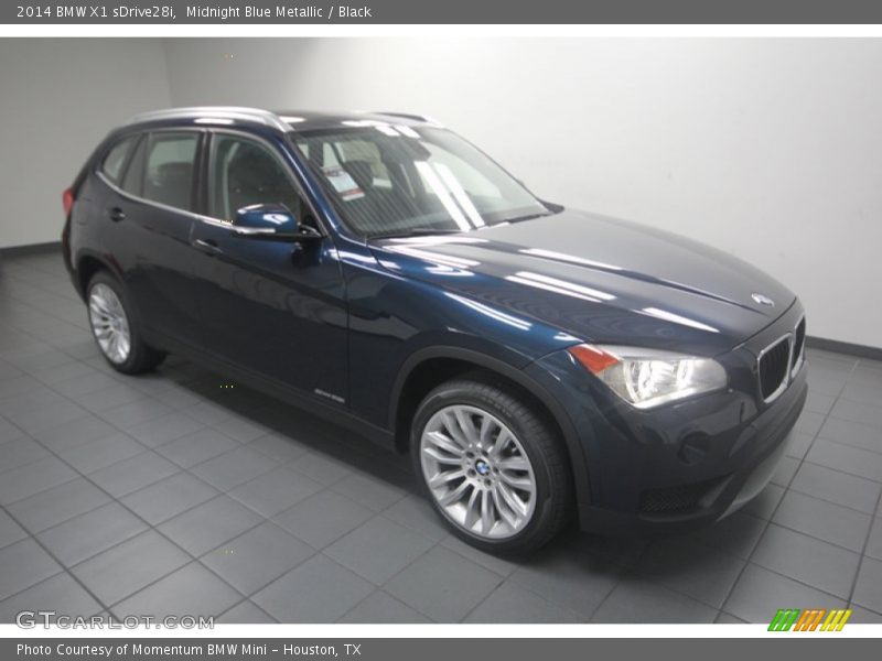 Midnight Blue Metallic / Black 2014 BMW X1 sDrive28i