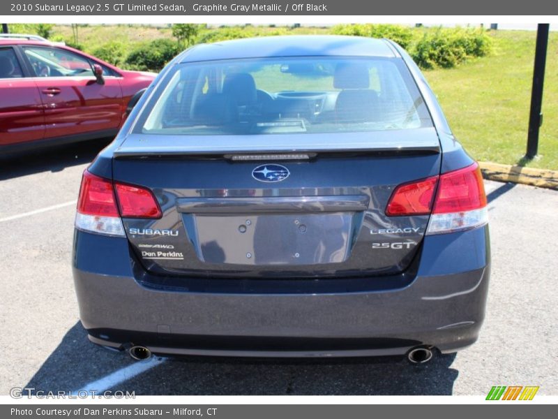 Graphite Gray Metallic / Off Black 2010 Subaru Legacy 2.5 GT Limited Sedan