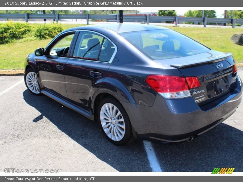 Graphite Gray Metallic / Off Black 2010 Subaru Legacy 2.5 GT Limited Sedan