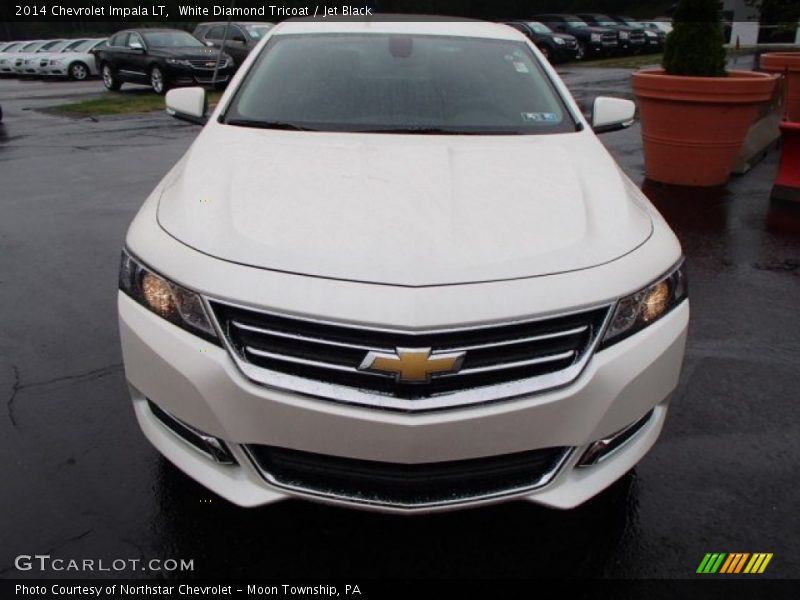 White Diamond Tricoat / Jet Black 2014 Chevrolet Impala LT