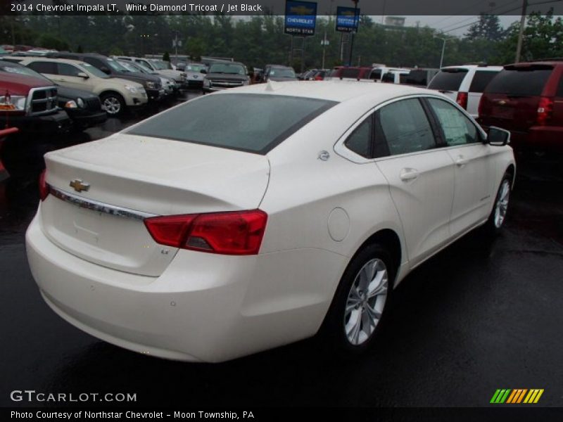 White Diamond Tricoat / Jet Black 2014 Chevrolet Impala LT