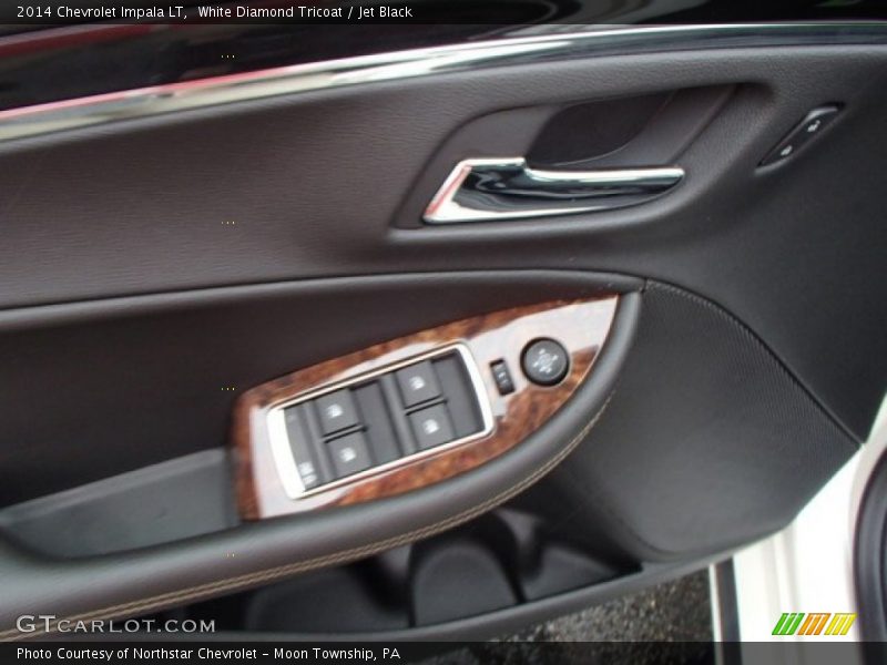 White Diamond Tricoat / Jet Black 2014 Chevrolet Impala LT