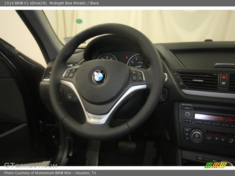 Midnight Blue Metallic / Black 2014 BMW X1 sDrive28i