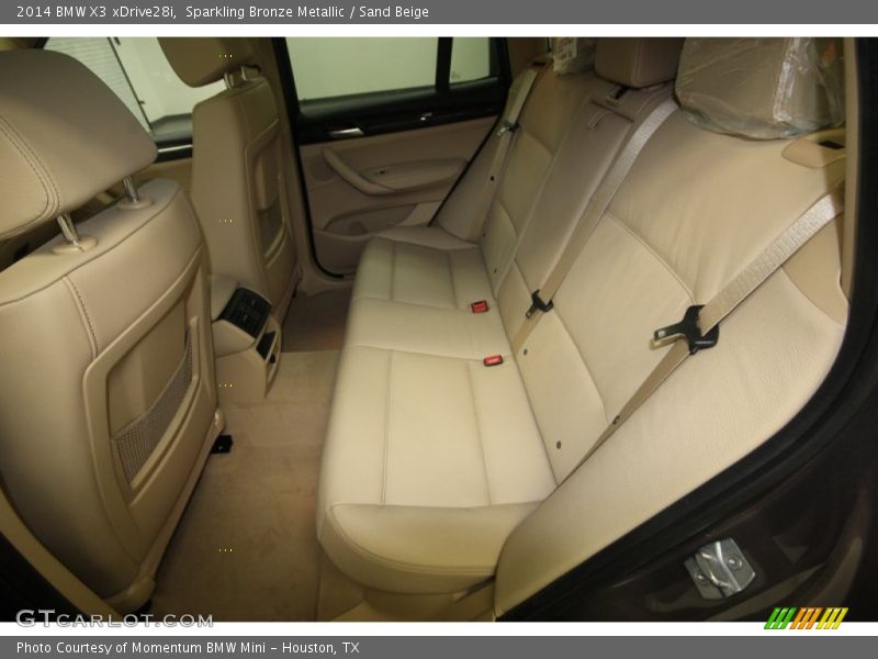 Rear Seat of 2014 X3 xDrive28i