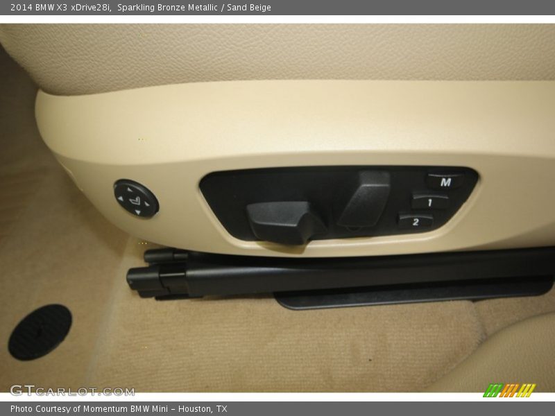 Controls of 2014 X3 xDrive28i