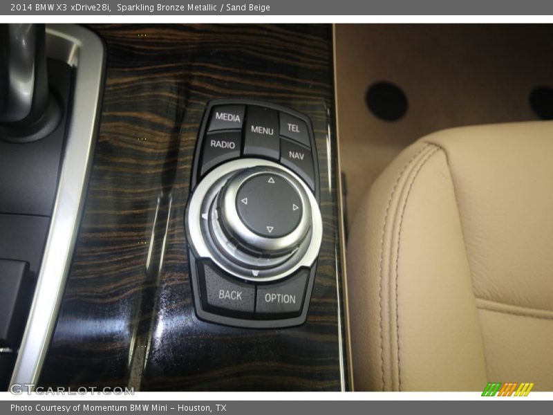 Controls of 2014 X3 xDrive28i