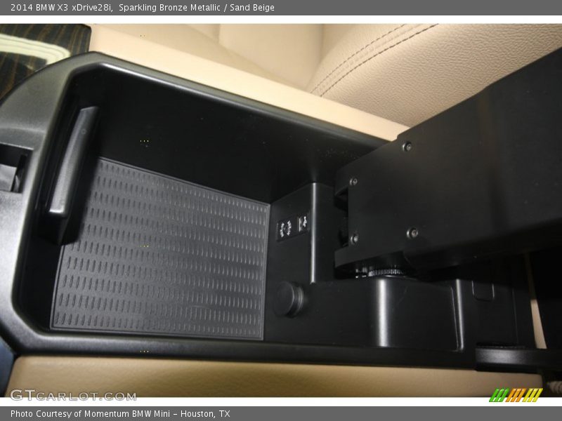 Sparkling Bronze Metallic / Sand Beige 2014 BMW X3 xDrive28i