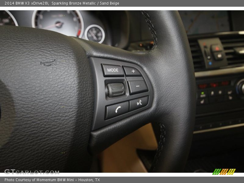 Controls of 2014 X3 xDrive28i