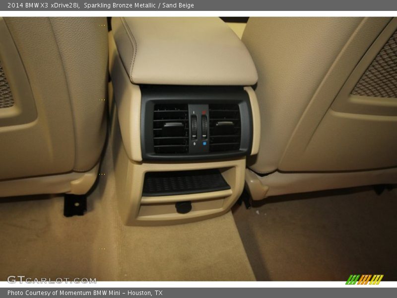 Sparkling Bronze Metallic / Sand Beige 2014 BMW X3 xDrive28i