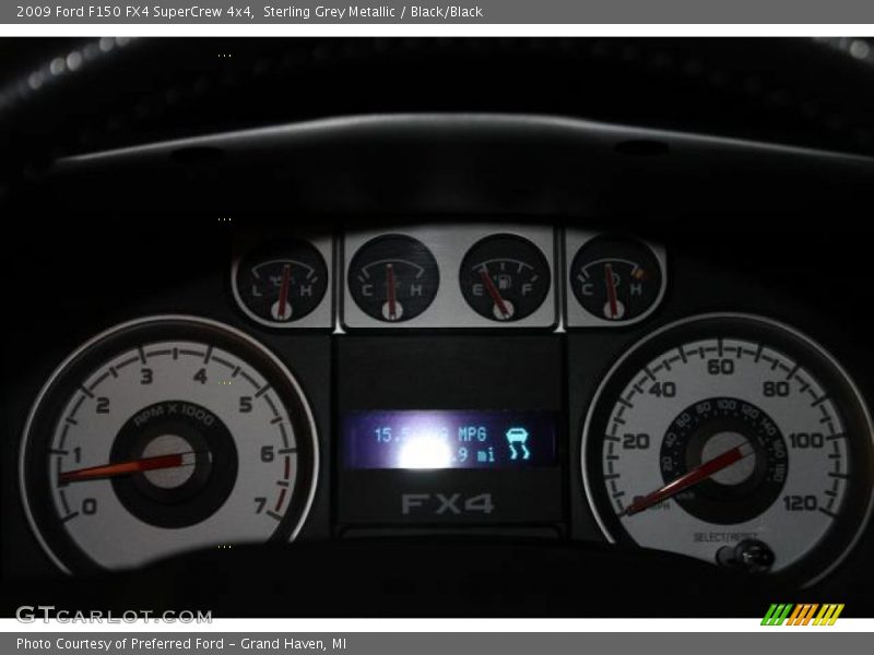 Sterling Grey Metallic / Black/Black 2009 Ford F150 FX4 SuperCrew 4x4