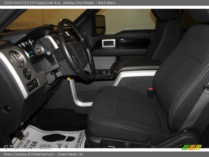 Sterling Grey Metallic / Black/Black 2009 Ford F150 FX4 SuperCrew 4x4