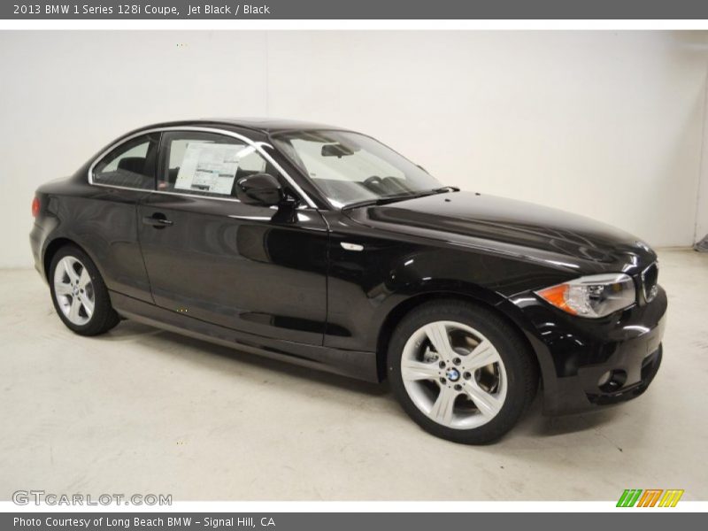 Jet Black / Black 2013 BMW 1 Series 128i Coupe