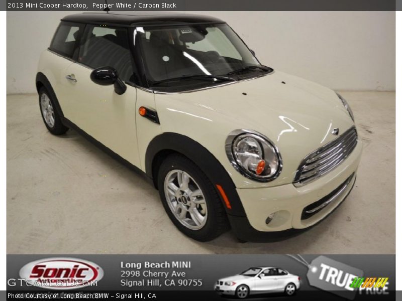 Pepper White / Carbon Black 2013 Mini Cooper Hardtop