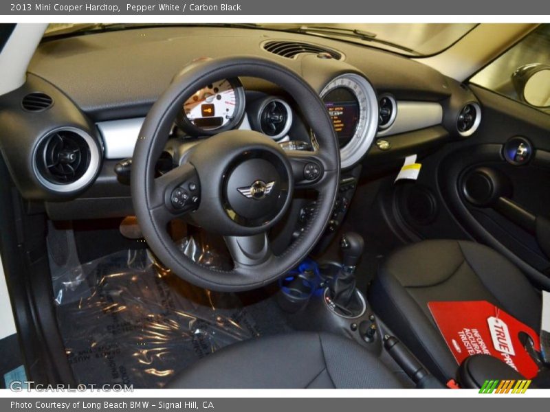 Pepper White / Carbon Black 2013 Mini Cooper Hardtop