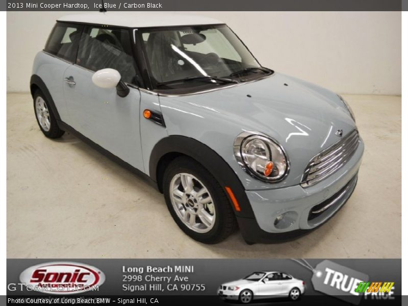 Ice Blue / Carbon Black 2013 Mini Cooper Hardtop