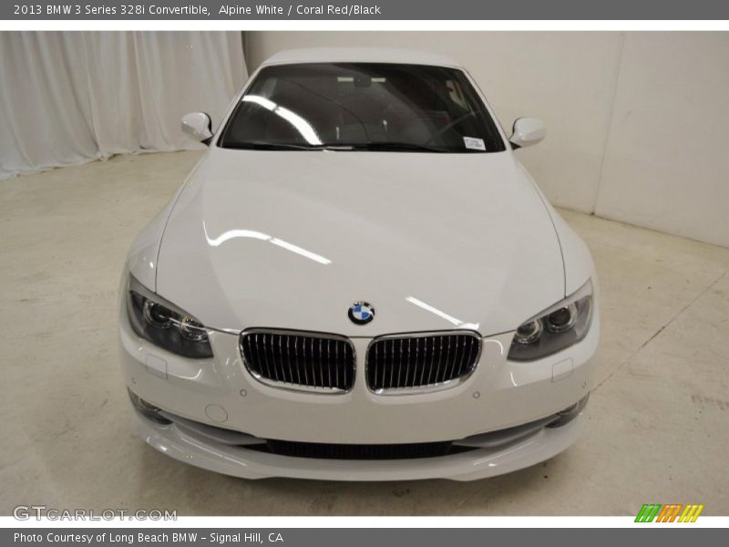 Alpine White / Coral Red/Black 2013 BMW 3 Series 328i Convertible