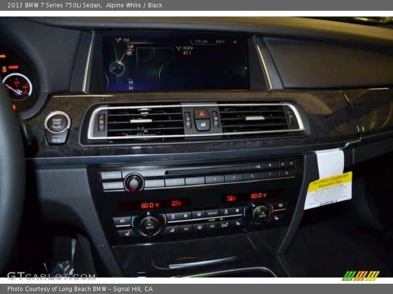 Alpine White / Black 2013 BMW 7 Series 750Li Sedan