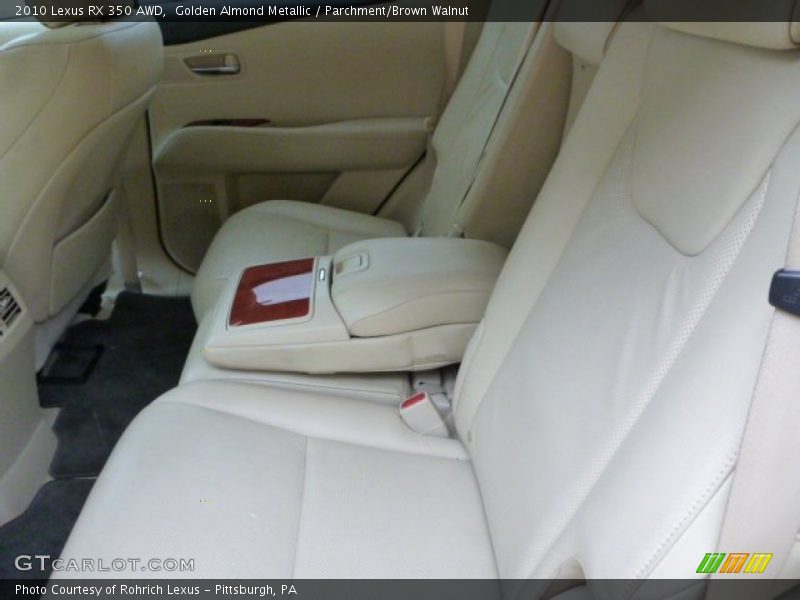 Golden Almond Metallic / Parchment/Brown Walnut 2010 Lexus RX 350 AWD