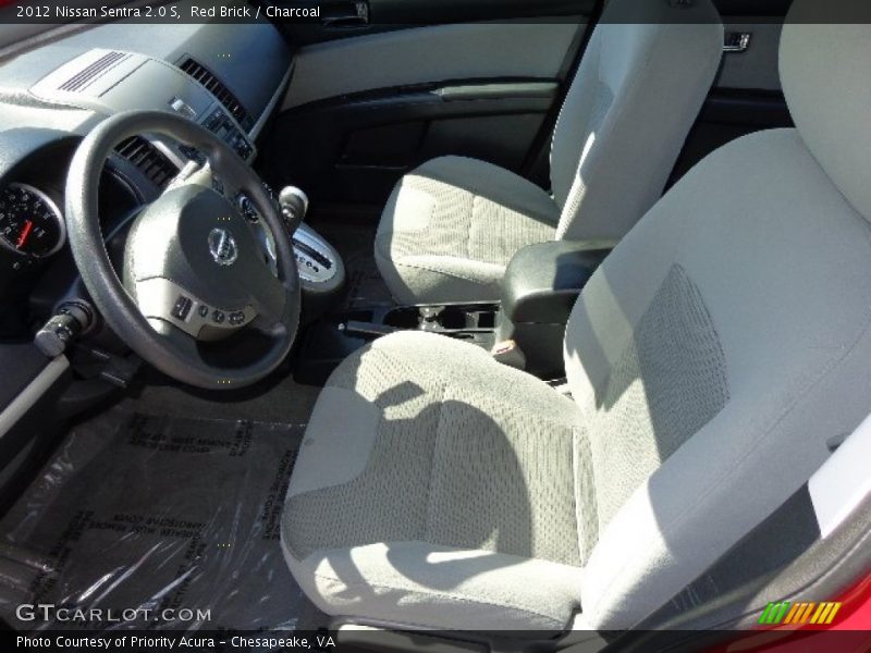 Red Brick / Charcoal 2012 Nissan Sentra 2.0 S