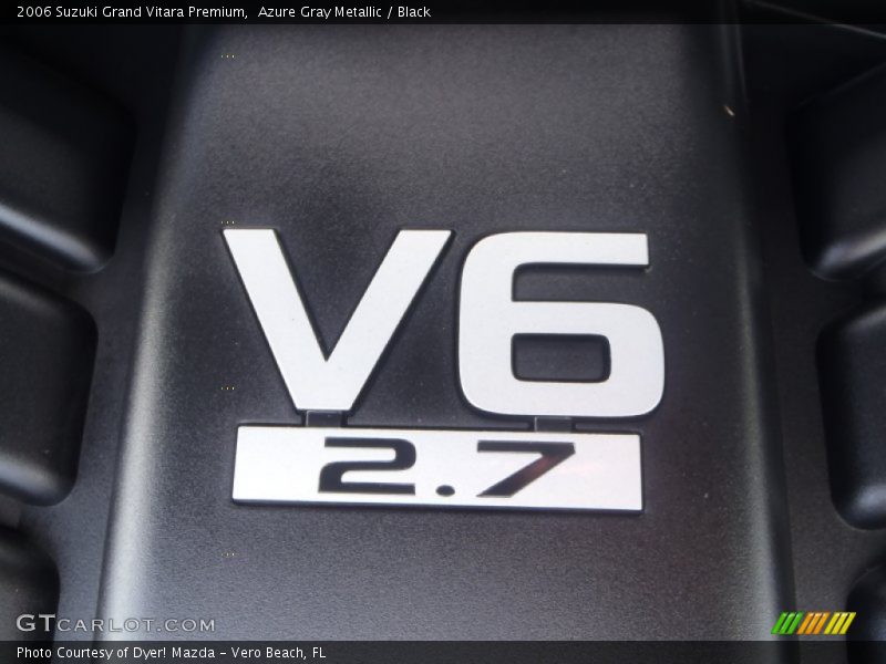 Azure Gray Metallic / Black 2006 Suzuki Grand Vitara Premium