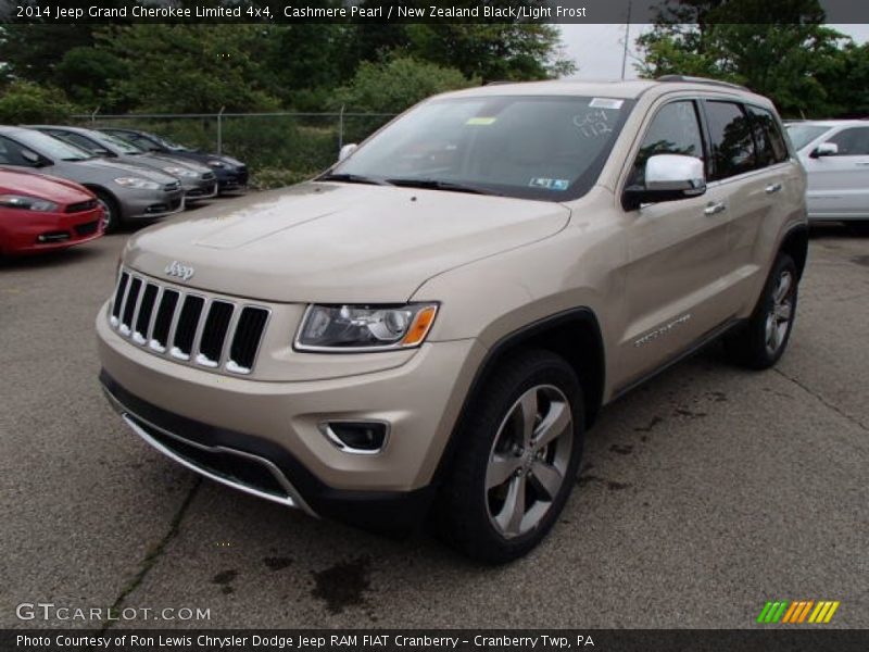 Cashmere Pearl / New Zealand Black/Light Frost 2014 Jeep Grand Cherokee Limited 4x4