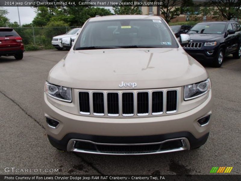 Cashmere Pearl / New Zealand Black/Light Frost 2014 Jeep Grand Cherokee Limited 4x4