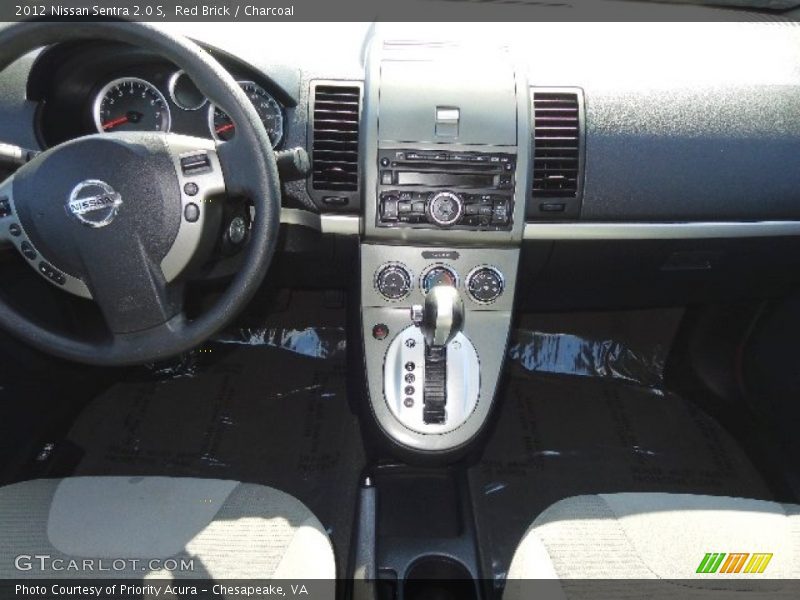 Red Brick / Charcoal 2012 Nissan Sentra 2.0 S