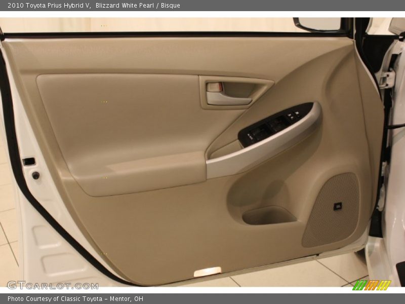 Blizzard White Pearl / Bisque 2010 Toyota Prius Hybrid V
