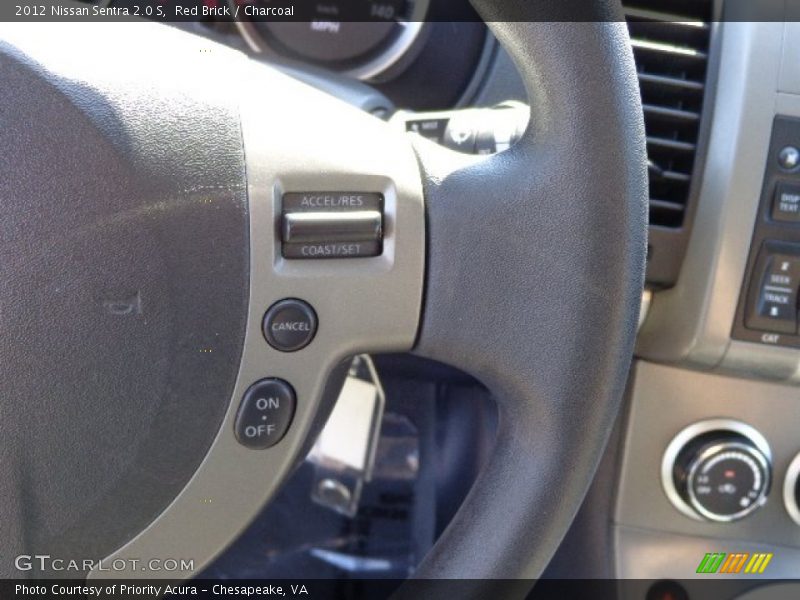 Red Brick / Charcoal 2012 Nissan Sentra 2.0 S