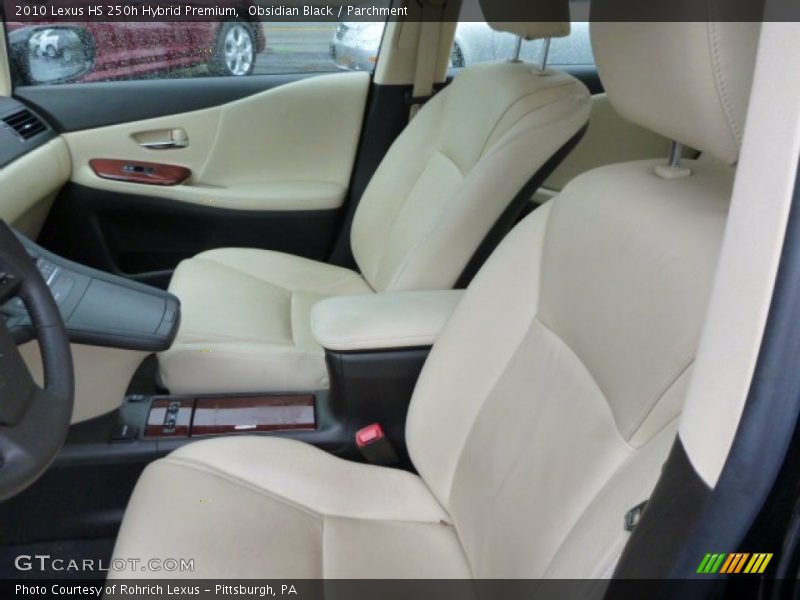 Obsidian Black / Parchment 2010 Lexus HS 250h Hybrid Premium