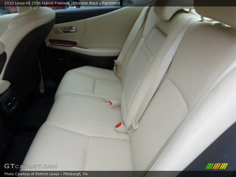 Obsidian Black / Parchment 2010 Lexus HS 250h Hybrid Premium