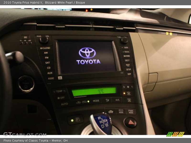 Blizzard White Pearl / Bisque 2010 Toyota Prius Hybrid V