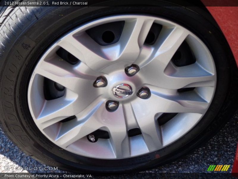 Red Brick / Charcoal 2012 Nissan Sentra 2.0 S