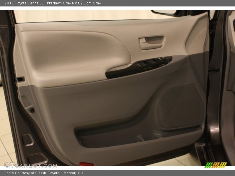 Predawn Gray Mica / Light Gray 2011 Toyota Sienna LE