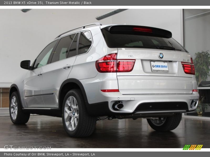 Titanium Silver Metallic / Black 2013 BMW X5 xDrive 35i