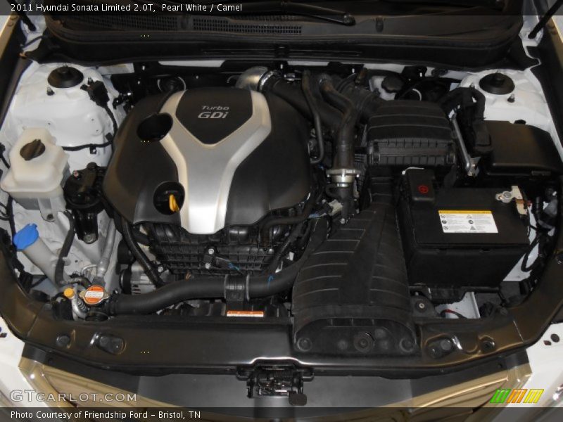 Pearl White / Camel 2011 Hyundai Sonata Limited 2.0T