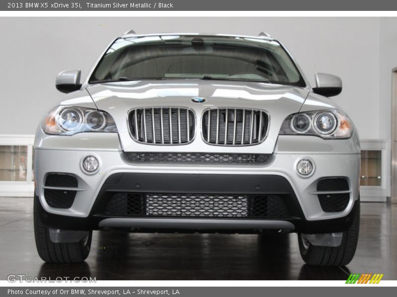 Titanium Silver Metallic / Black 2013 BMW X5 xDrive 35i
