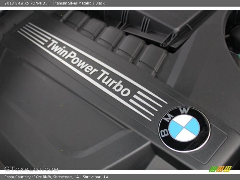 Titanium Silver Metallic / Black 2013 BMW X5 xDrive 35i