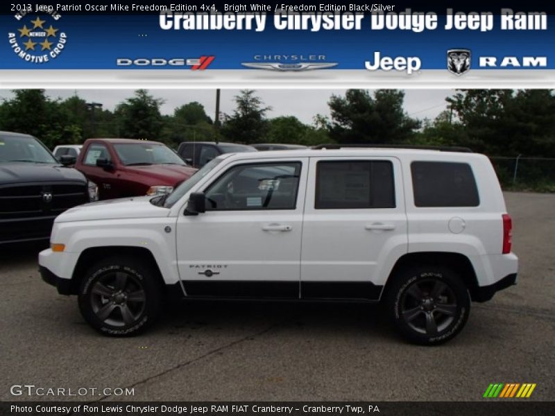 Bright White / Freedom Edition Black/Silver 2013 Jeep Patriot Oscar Mike Freedom Edition 4x4