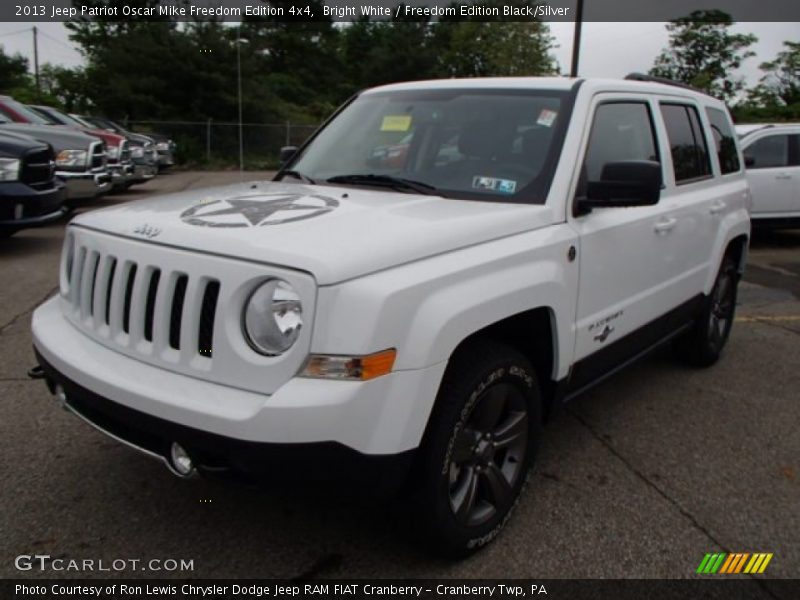 Bright White / Freedom Edition Black/Silver 2013 Jeep Patriot Oscar Mike Freedom Edition 4x4