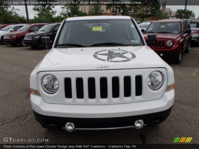 Bright White / Freedom Edition Black/Silver 2013 Jeep Patriot Oscar Mike Freedom Edition 4x4