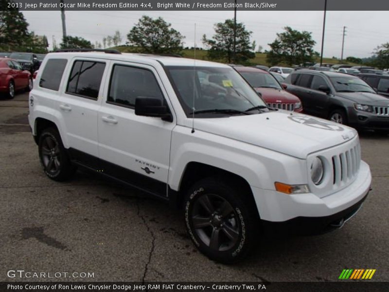 Bright White / Freedom Edition Black/Silver 2013 Jeep Patriot Oscar Mike Freedom Edition 4x4