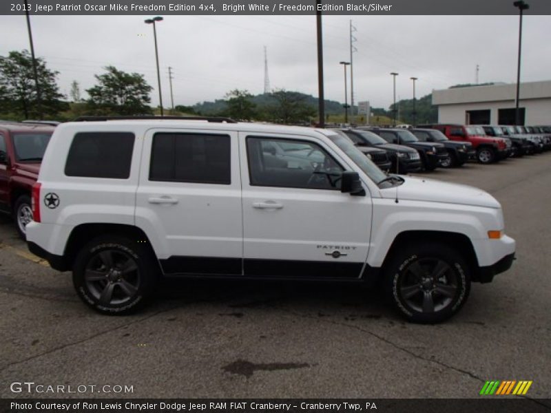Bright White / Freedom Edition Black/Silver 2013 Jeep Patriot Oscar Mike Freedom Edition 4x4