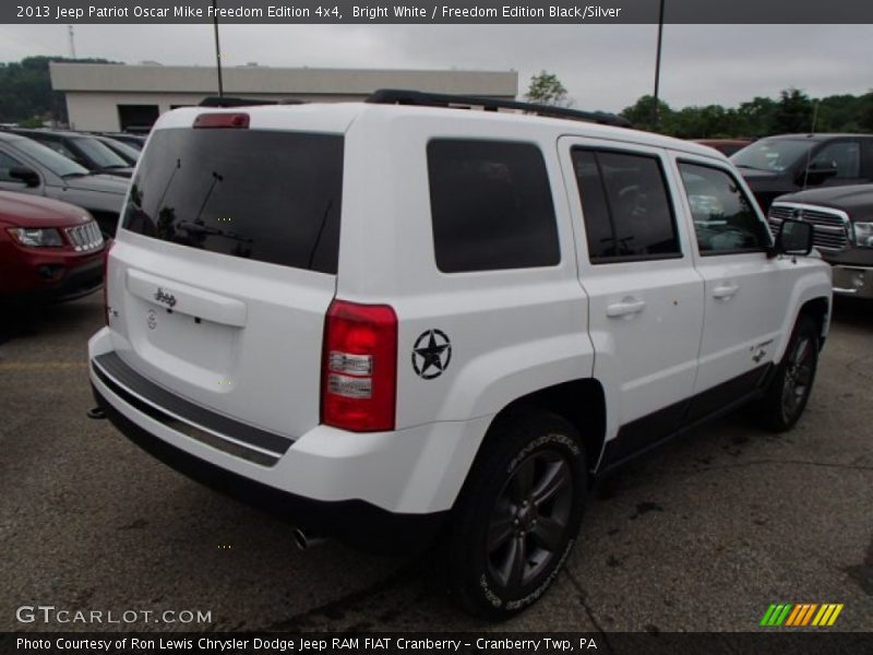 Bright White / Freedom Edition Black/Silver 2013 Jeep Patriot Oscar Mike Freedom Edition 4x4