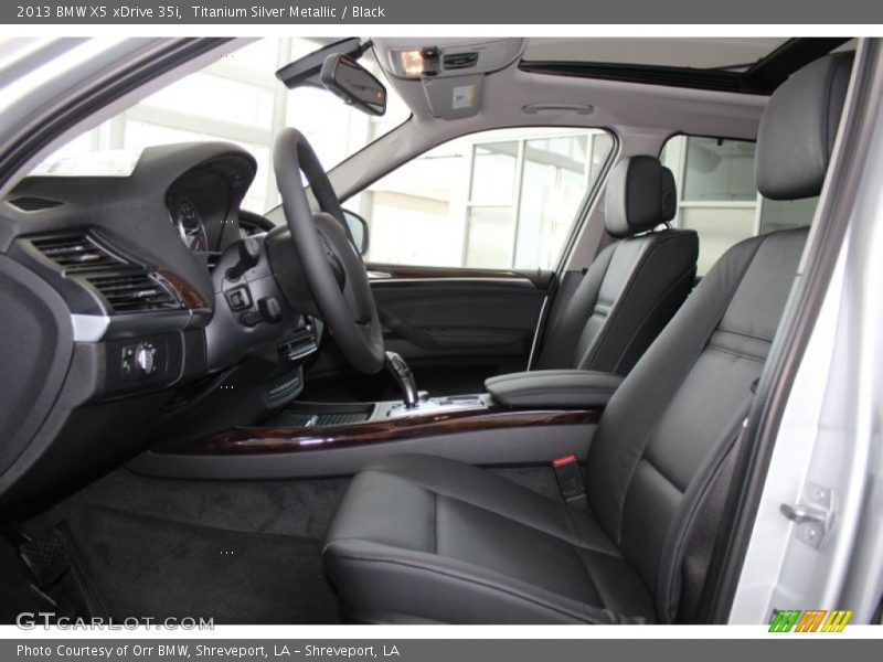 Titanium Silver Metallic / Black 2013 BMW X5 xDrive 35i